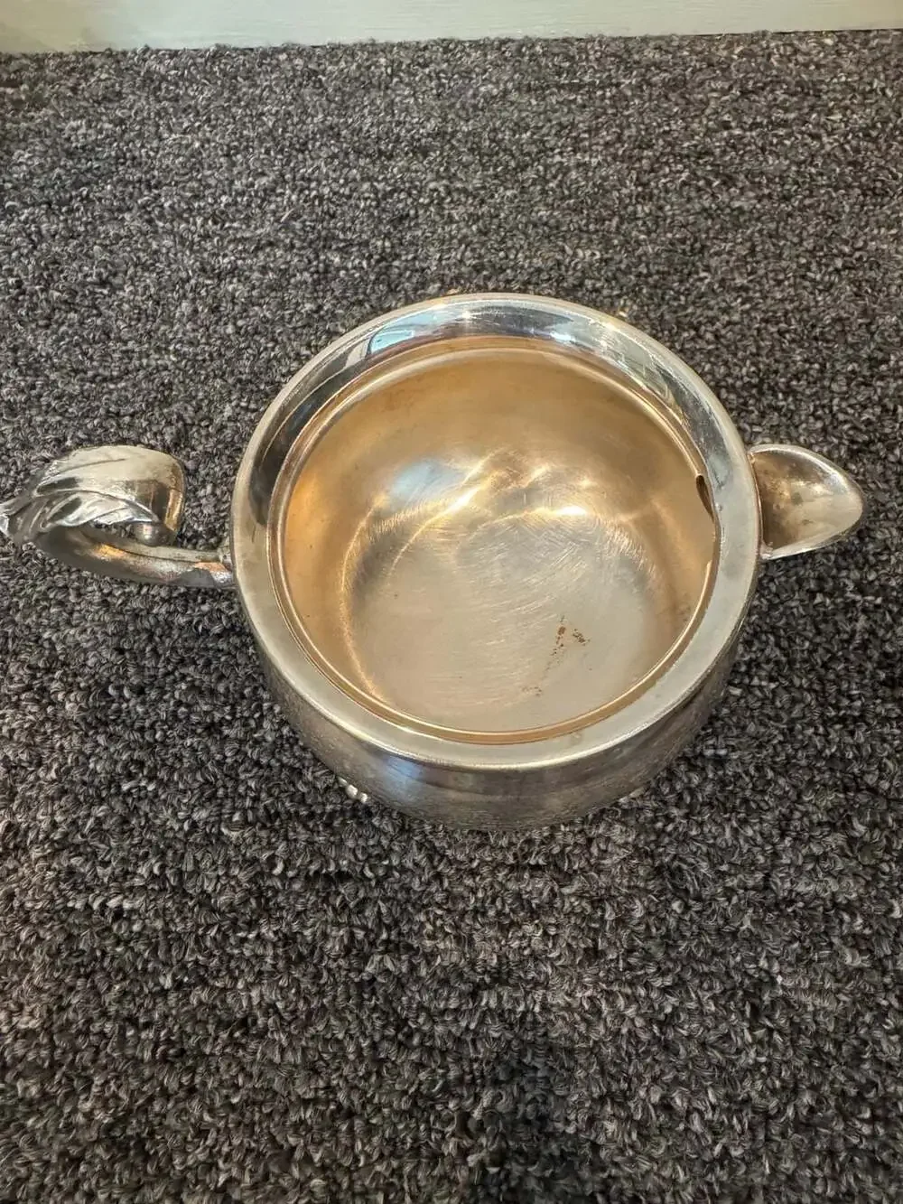 4 Pc~EPCA~Bristol~Silverplate by Poole~#110~Large Covered Sugar, Creamer & base